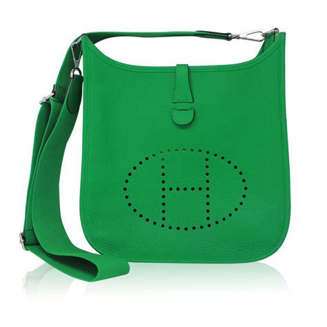 hermes evelyne bag green|Hermes evelyne bag knockoff.